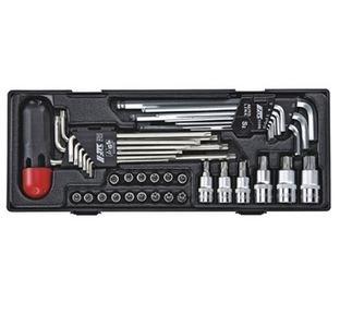 Sada nářadí do vozíku - klíč imbusový 40 ks s příslušenstvím