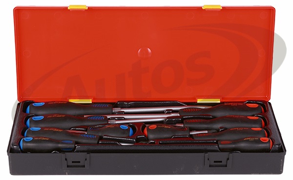 Sada nářadí do vozíku - šroubovák plochý/křížový - 10ks