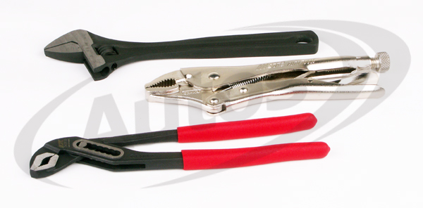 Sada nářadí do vozíku - sada 3ks kleští/ sikovky, anglického typu,rychloupínací/