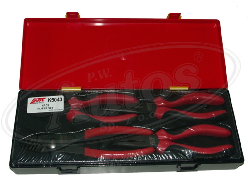 Sada nářadí do vozíku - kleště /kombinačky, štípací, prodloužené/ 4 ks