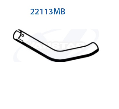 Trubka výfuku střední MERCEDES K 1735/1929/1929A/1935/1945/2031A/