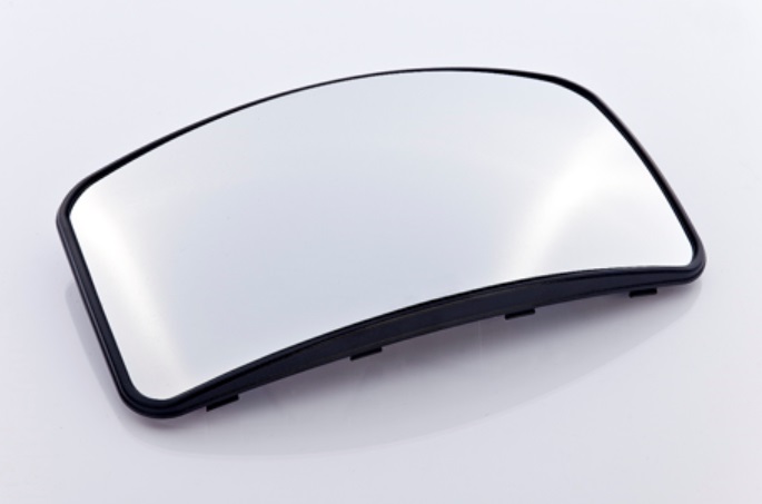 Sklo zrcadla rampového 24V R300 324x185x15 MAN TGA od 03.2000, TGL od 2005, TGM od 04.2006