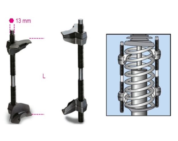 Přípravek na stlačení pružin - svěrka BETA L min.65 / L max.320mm