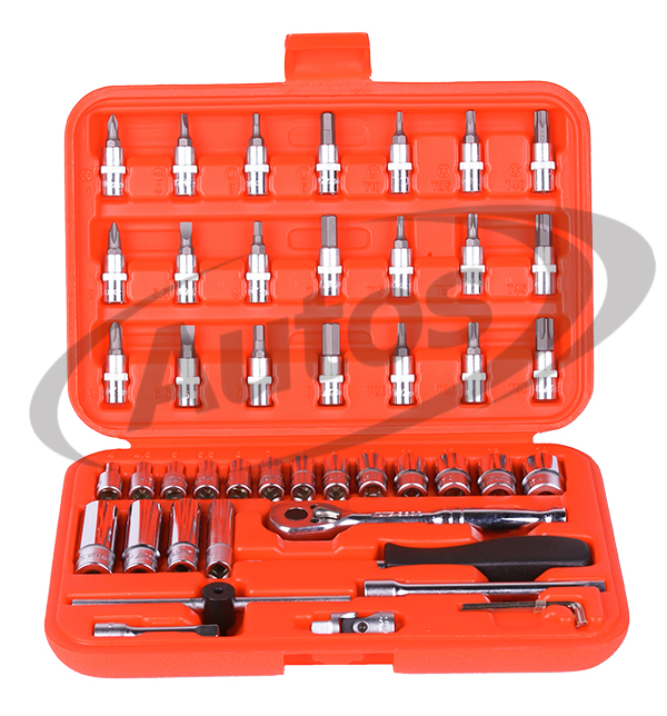 Sada nástrčných hlavic TORX 1/4" s příslušenstvím