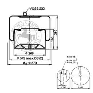 Vlnovec pérování 4183NP25 MERCEDES Actros