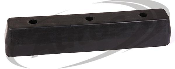 Nárazník - doraz pryžový 380x65x70/ 3 díry