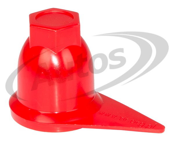 Kryt matice kola 32mm s indikátorem uvolnění - červený plast