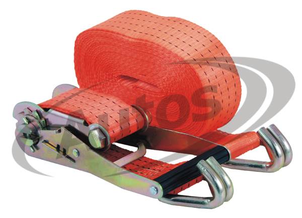 Pás upínací  5t/50mm/10m klasik ráčna, červený