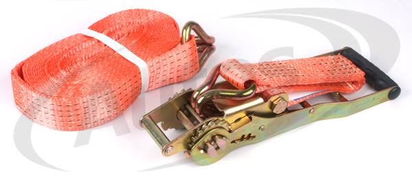 Pás upínací  5t/50mm/10m ERGO ráčna, červený