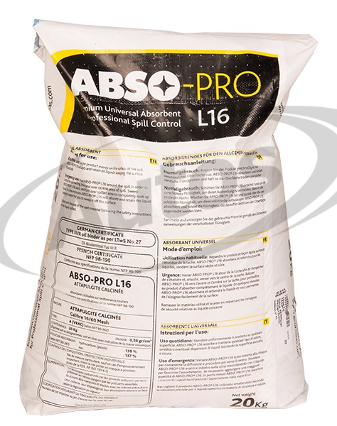 Sorbent ropných látek hydrofobní ABSO-PRO L16, 20kg