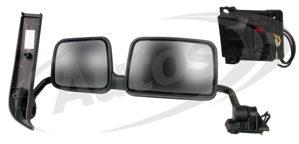 Zrcadlo hlavní dvojité 24V/880x340x155 P RVI Premium Route 2711 od 10.2005