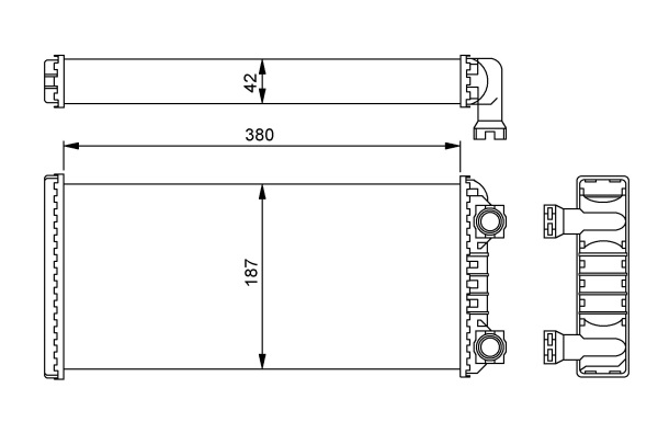 Vložka topení VOLVO FH12,FM12,FM9