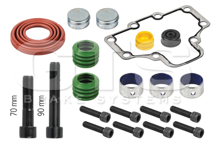 Sada opravárenská brzdového třmenu WABCO 17,5" MAN M2000,L2000, RVI Midlum M112, DAF LF45