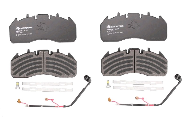 Deska brzdová MERITOR Elsa 225-3  250x107x29 RVI Magnum, Premium 2, VOLVO