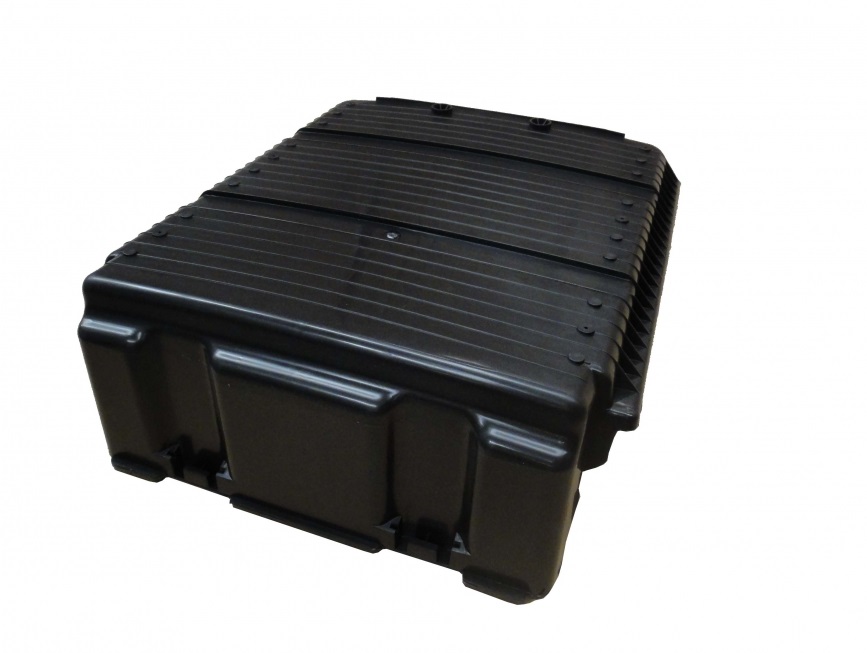 Kryt autobaterie plastový s klipsnami  DAF XF105, 105XF, CF