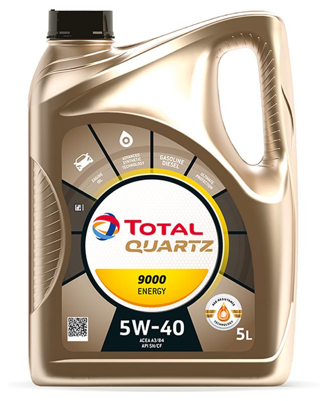 Olej motorový TOTAL QUARTZ 9000 ENERGY 5W-40, 5 l