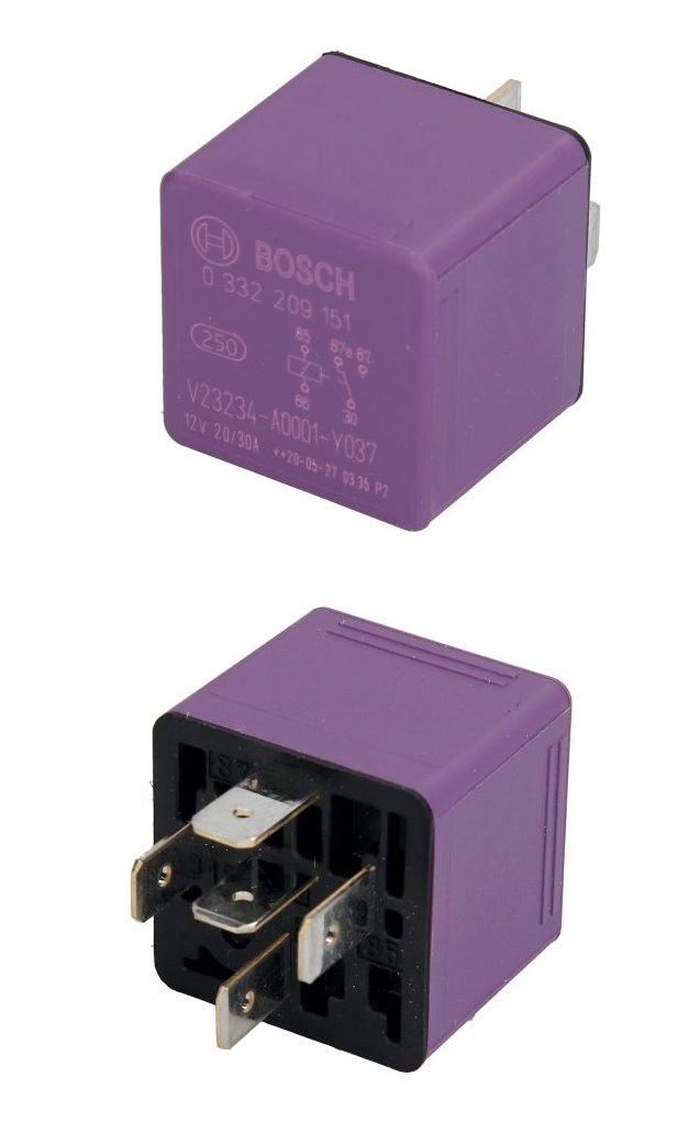 Relé 12V/ 30A MERCEDES Sprinter 4-T (904); VW LT 28-35 II, LT 28-46 II 02.96-07.06