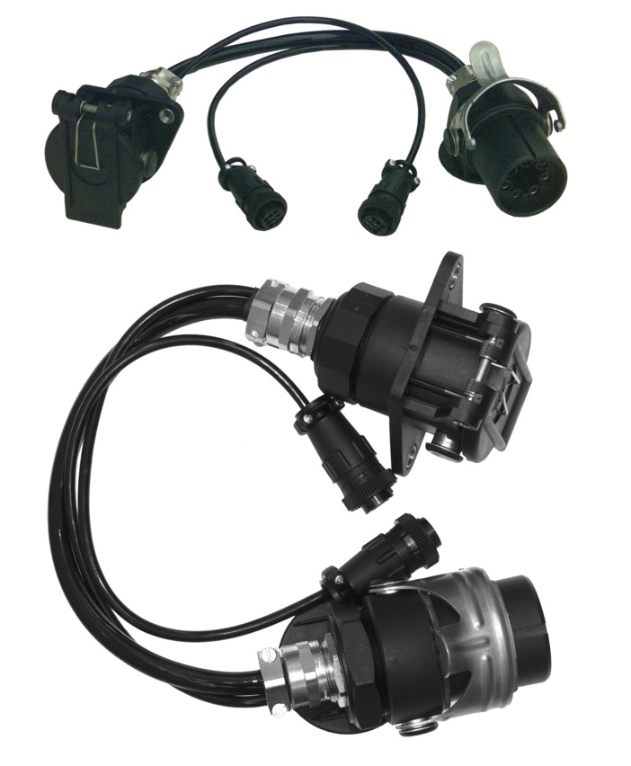 Adaptér připojovací se zásuvkou CAN ISO 7638 přívěs EBS E se vzduch. pérováním OPTILEVEL