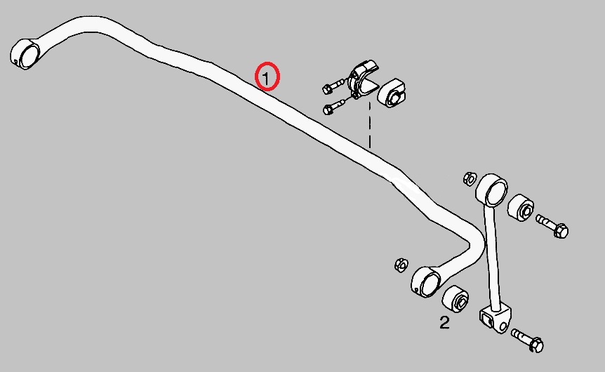 Stabilizátor PN MAN TGL I od 01.2004