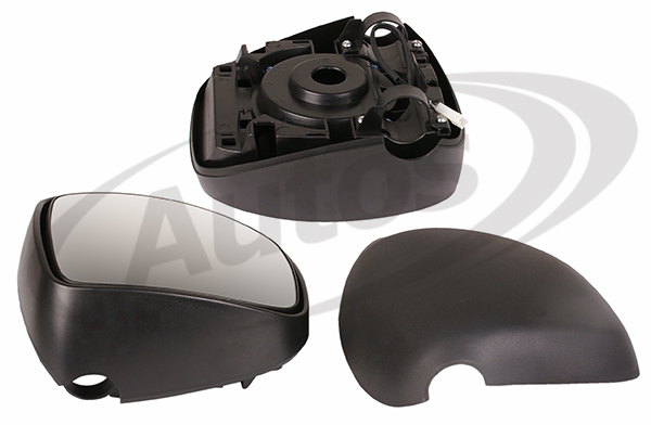 Zrcadlo širokoúhlé 24V R300 239x221 L/P DAF XF105 , CF65, CF75, CF85