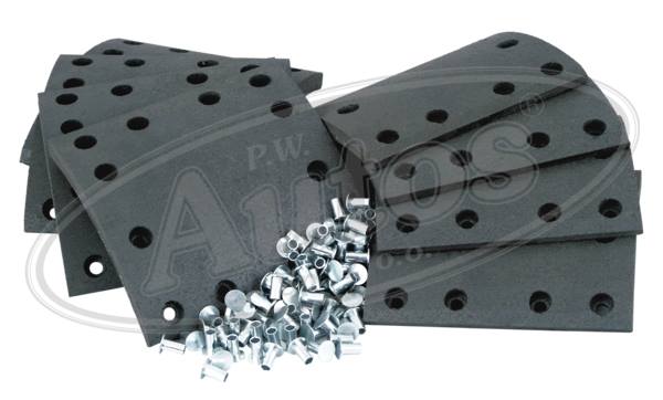 Obložení brzdové 19708 Fomar 182,5x360x16,25 MAN Star /8.155,12.155/