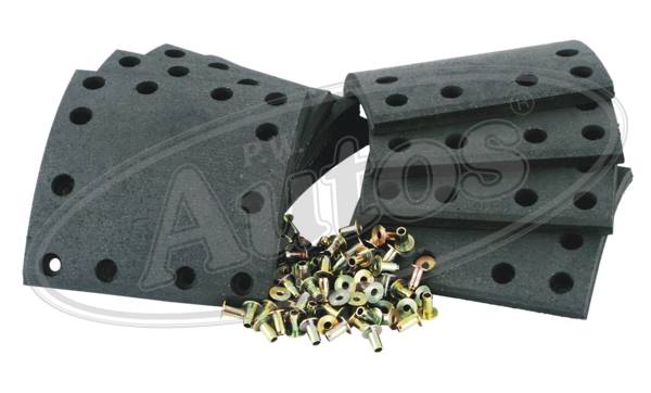 Obložení brzdové 19708.1 Fomar 182,5x362x17,25 ZN MAN Star 8.155,12.155