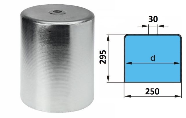 Zvon vlnovce pérování 295x250 BPW typ 36-2, 4942NP02
