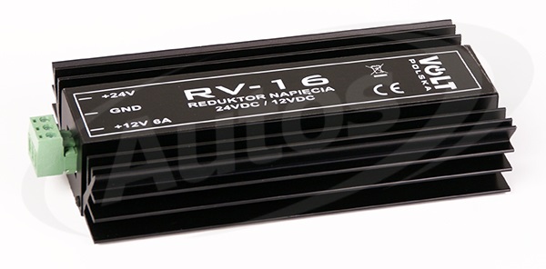 Měnič napětí 24V/12V 6A pro CB radio