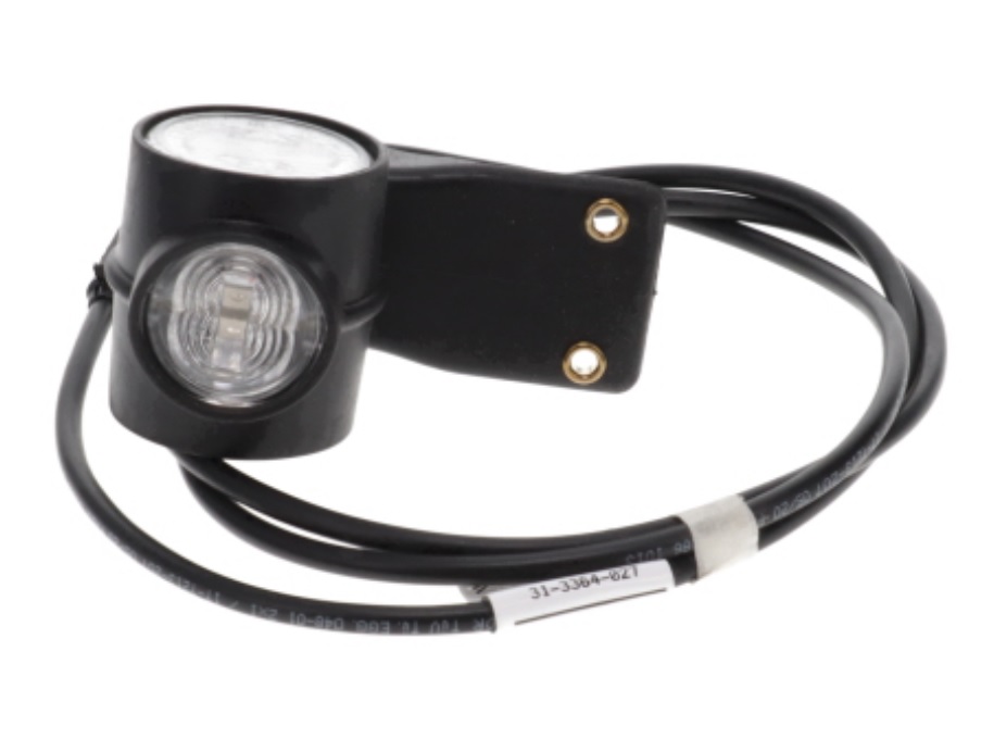 Svítilna poziční P SUPERPOINT III 24V LED č/b/o, P&R konektor, kabel 1,5m