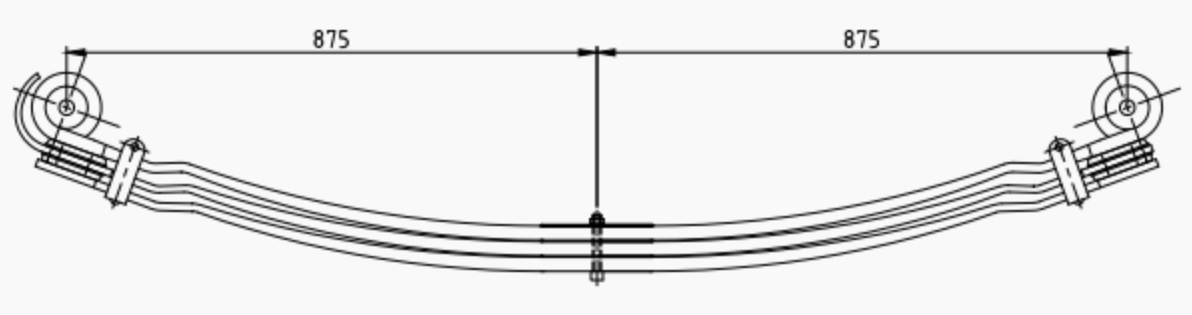 Pero listové 875/875 3 listy PN MAN