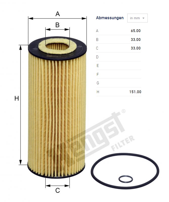 Filtr oleje RVI Kerax, Magnum, Premium II od 10.2005, VOLVO 7000/8000, FMX od 10.2010