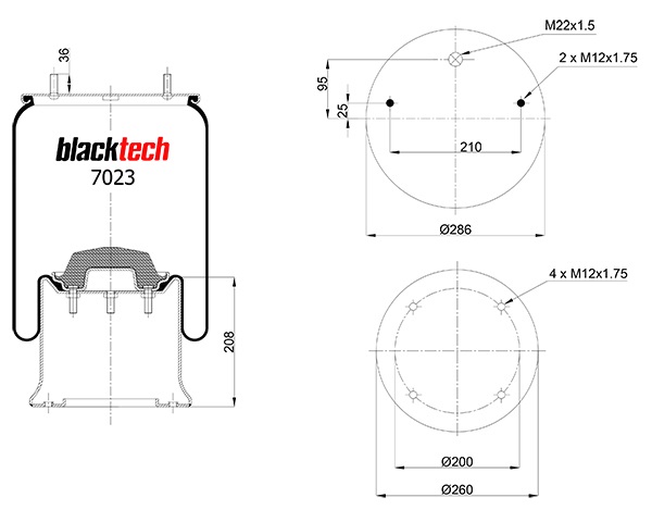 Vlnovec pérování kompletní - železný zvon SAF 2926V-RML7023C1