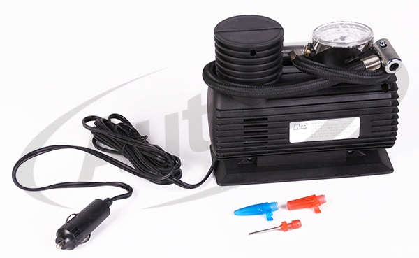 Kompresor přenosný k dohuštění pneumatik 12V/250 PSI/ 10bar