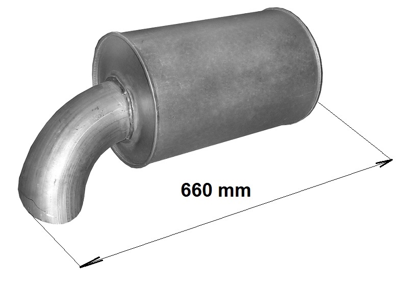 Tlumič výfuku zadní - doznívač VOLVO FM,FH,FL, RVI Magnum DXi, Premium DXi
