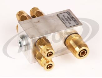 Blok rozvodů vzduchu s rychlospojkami LS5001/2  nápravy SCHMITZ 