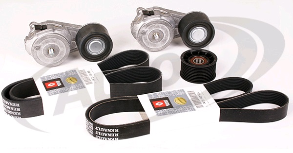 Sada napínacích kladek+řemen RVI Premium DXi 440/450, Kerax DXi11 od 2005