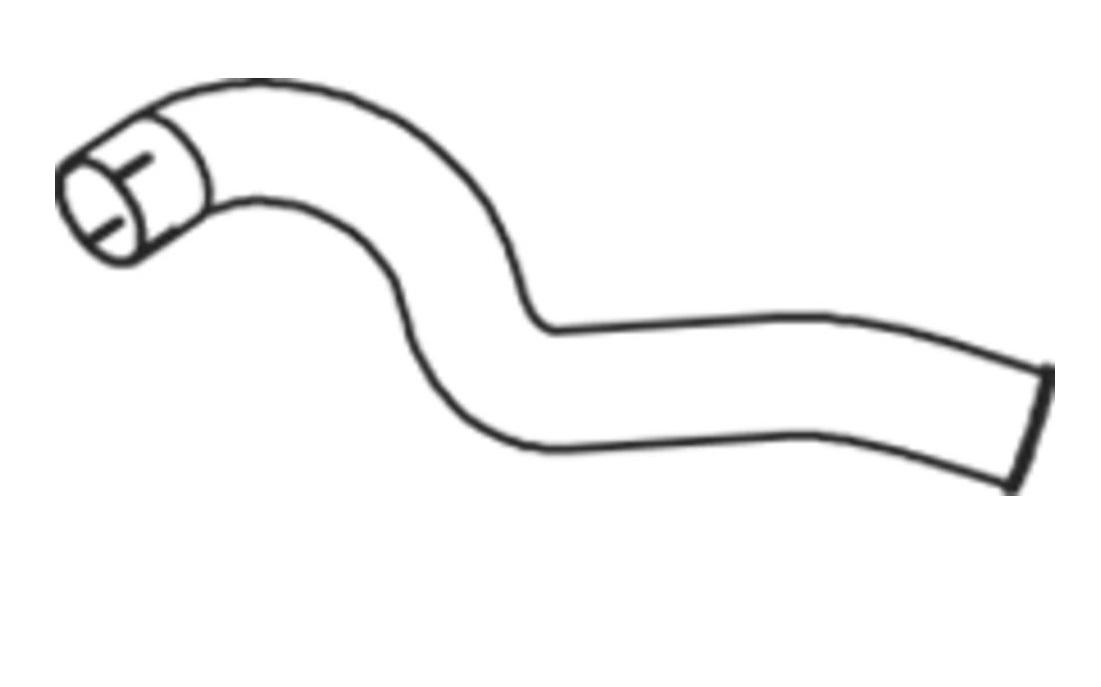 Trubka výfuku 750mm MERCEDES Vario B667, B670, B668 OM900.918/OM904.908/OM904.923 od 09.96