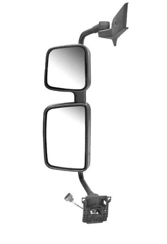 Zrcadlo hlavní dvojté s rámem 24V 880x440x15 L RVI Midlum, Premium, Kerax, VOLVO FL,FE