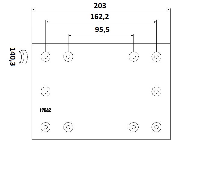 Obložení brzdové 19862 N.+0 Textar 203x311 SMB C3 JUMBO