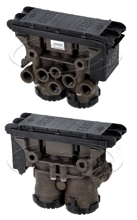 Modulátor EBS dvoukanálový M16x1,5/M22x1,5mm  IVECO/ VOLVO