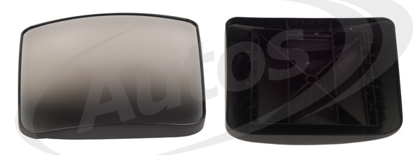 Sklo zrcadla širokoúhlé 24V R300 197x181x42 L MAN TGA od 2004, TGS od 2007, TGX od 2007