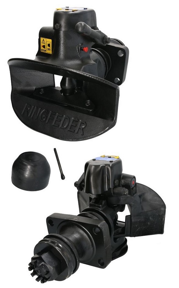 Závěs tažný 160x100, čep 48,5mm RINGFEDER typ-5050A