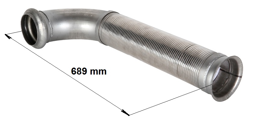 Trubka výfuku s pružným dílem RVI Kerax DCi11
