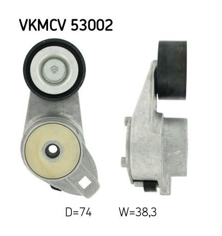 Napínač řemene VOLVO FH12 D12C, RVI Kerax 270.18/320.18/370.18/420.18, Premium 420.18