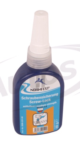 Lepidlo zajištění šroubů NORMFEST - střední pevnost -55/+150 °C  50g