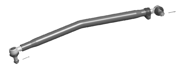 Tyč řízení řídící  891mm RVI  Midlum /II /DXi5/7