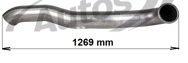Trubka výfuku koncová 1269 mm VOLVO FH13, FH16, FM13, FM11 Euro 4/5