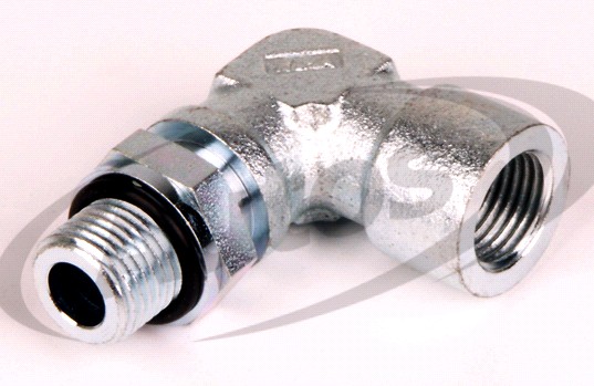 Koleno úhlové 90° M16x1,5mm / M16x1,5mm - s maticí a těsnícím kroužkem