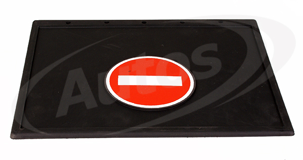 Zástěra pryžová návěs pravá 400/400 s příkazem jízdy