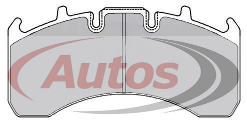 Deska brzdová 29169,29177 Meritor 210x100x30 Elsa 195,ROR